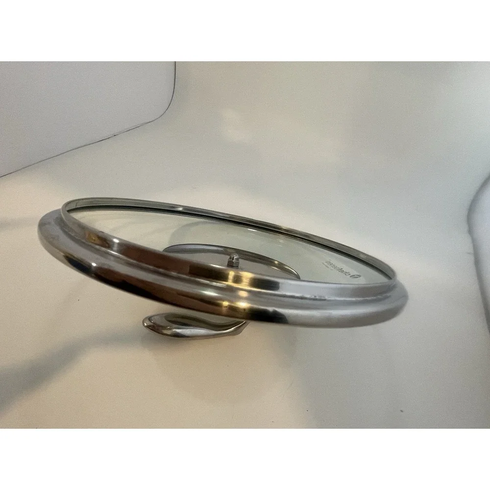 Chef‎ Series by Tupperware Stainless Steel and Glass Replacement Lid 8.5